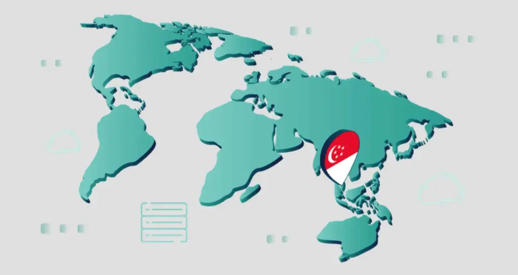 Netcup 在新加坡上线 Root Server 服务的示意图,用于展示新区域产品发布与节点扩展信息。